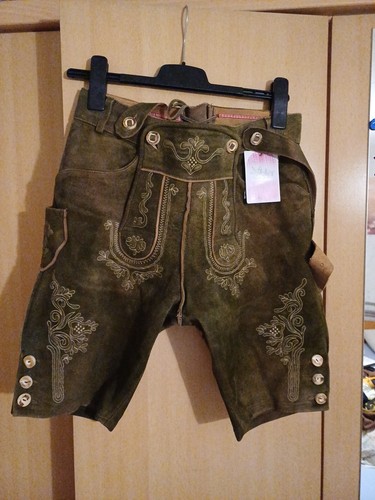 Kurze lederhose torf brown - lederhose, gr