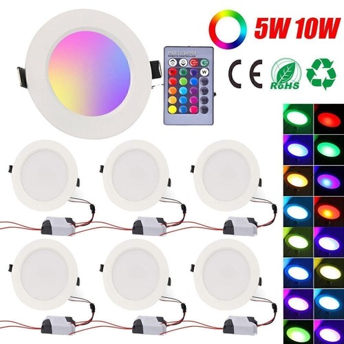 Led rgbw einbauspot strahler - led,