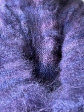 Mohair Pullover Sweater Handgestrickt