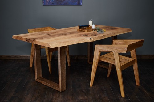 Holztisch massiv schreibtisch - holztisch,