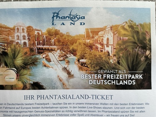 Phantasialand ticket - phantasialand,