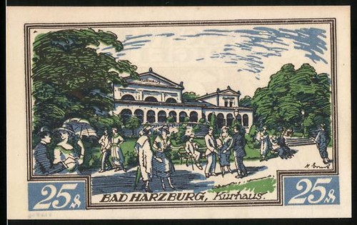 Notgeld bad harzburg - bad, 25