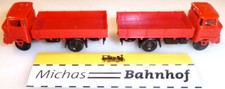 2x minicar / SES W50 Pritsche rot LKW H0 1:87 HN1 å