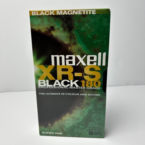 Maxell 180 xrs black - maxell, xrs-black