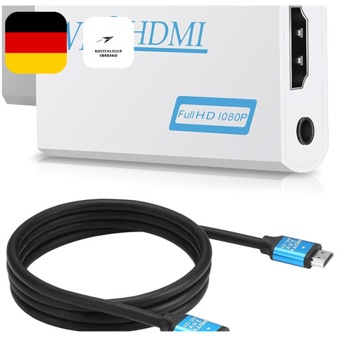 Wii hdmi adapter zacro - hdmi,