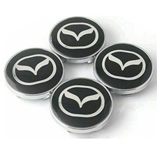 For MAZDA 4x 60mm Wheel Center Cap Nabendeckel Felgendeckel Nabenkappen Nue