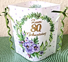 Zum 80. Geburtstag Windlicht