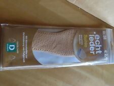 echt Leder Sohle aus echtem Schafleder Gr.38 mit Aktivkohle (original Verpackt)