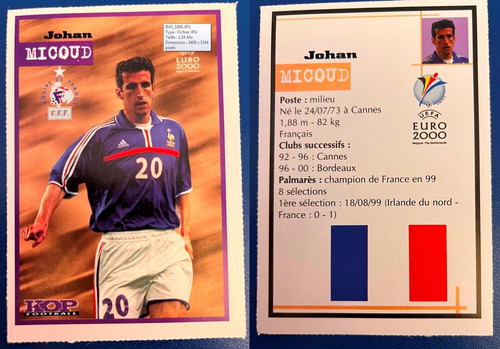 Johan micoud uefa euro 2000 - johan,