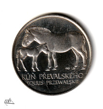 Tschechoslowakei 50 Korun 1987 Mongolische Wildpferd   834