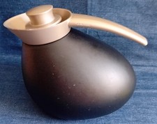 Georg Jensen Schwarz Thermoskanne - Isolierkanne " Quack" ohne OVP