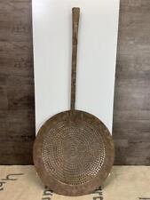 Alte XL Schöpfkelle Lochkelle Siebkelle Schöpfer Shabby Vintage Gartendeko #6106