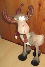 Weihnachtselch Rentier 40 cm Groß Hygge Skandinavisch Schwedisch Nordisch NEU