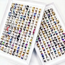 Restposten Edelstahl Ringe 100