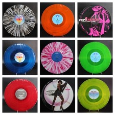 Vinyl Bunt 12"7" Schallplatten Picture Discs Color DIY Basteln