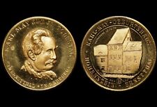 HELMUT KÖNIG: Kupfer-Medaille 1987. KARL MAY - GEBURTSHAUS HOHENSTEIN-ERNSTTHAL.