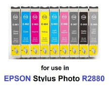 9 x Tinte für Epson Stylus