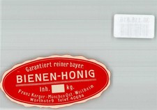 38118816 - 8000 Muenchen Reiner bayer. Bienen Honig Franz Kerger Vignette