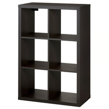 IKEA KALLAX schwarz braun