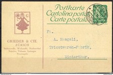 Schweiz ganzsache - h-z,