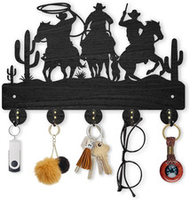 Holz Cowboy-Pferd Kaktus-Motiv
