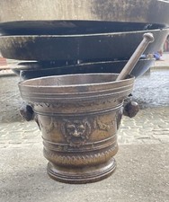 Antiker Bronze Mörser Im Stil Des 17.Jahrhundert  Datiert Vermutlich 19./20. Jhd