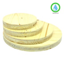 1x Holzscheibe Fichte