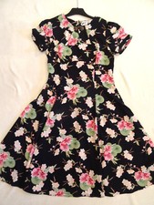 Retro wunderschönes Hell Bunny Vixen  Rockabilly Kleid G.L neuwertig