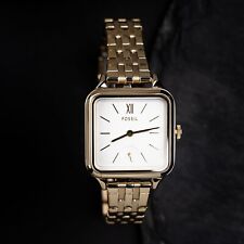 FOSSIL Uhr Damenuhr Armbanduhr Coleen 3-Zeiger-Werk Edelstahl goldfarben NEU OVP