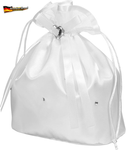 Brauttasche satin mit - brauttasche,