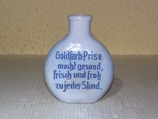 Schnupftabak Flasche Goldfarb