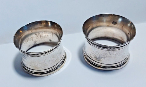 Serviettenringe versilbert - 2,