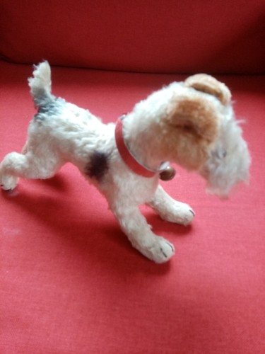 Steiff foxterrier vintage 1947 - foxterrier,