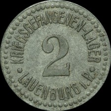 POW CAMP: 2 Pfennig. KGL