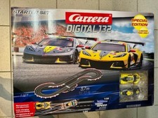Carrera DIGITAL 132 Starter Set Rennbahn 30025 1:32 inkl. 2 x Corvette C8.R ...