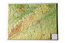 Reliefkarte Schwäbische Alb 1
