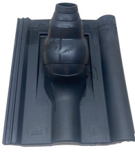 Braas Dachdurchgang schwarz DN 100–125 Dachziegel Rohrdurchführung Lüfter