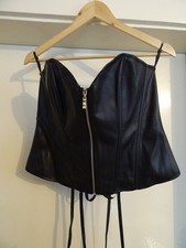 Leder Corsage Damen Gr. L