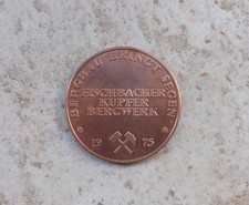 Tolle ältere Kupfer Medaille