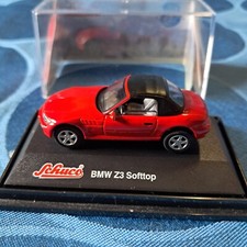 Modellauto Schuco BMW Z 3 Softtop rot 1:72 in Box