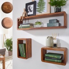 FineBuy 3er Set Wandregale