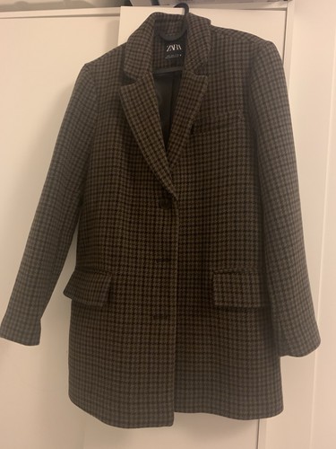 Zara mantel hahnentritt muster - zara,