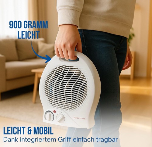 Space heater electric fan - heater,