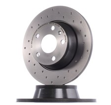 2x BREMBO Bremsscheiben Hinten für AUDI TT Coupe (8J3) TT Roadster (8J9)