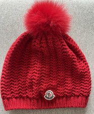 Moncler I Mütze Damen I Mütze I Strickmütze I Rot
