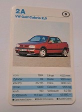 Volkswagen Golf Cabrio 2,0 -