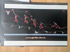Nike Michael Jordan Art of the Dunk NBA Poster 1992 Original