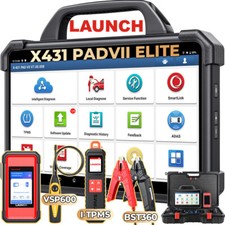 2025 LAUNCH X431 PAD VII Elite PAD7 PRO OBD2 Diagnosegerät i-TPMS BST360 VSP600