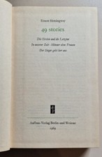 Ernest Hemingway - 49 Stories