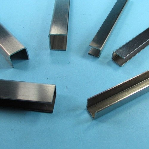 Edelstahl profil cm - u,